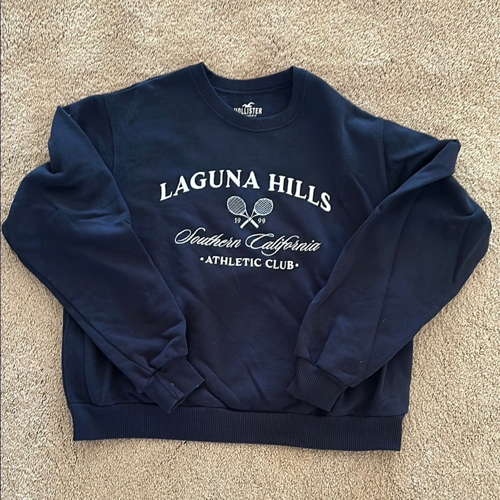 Hollister Blue Crewneck Sweatshirt Laguna Hills